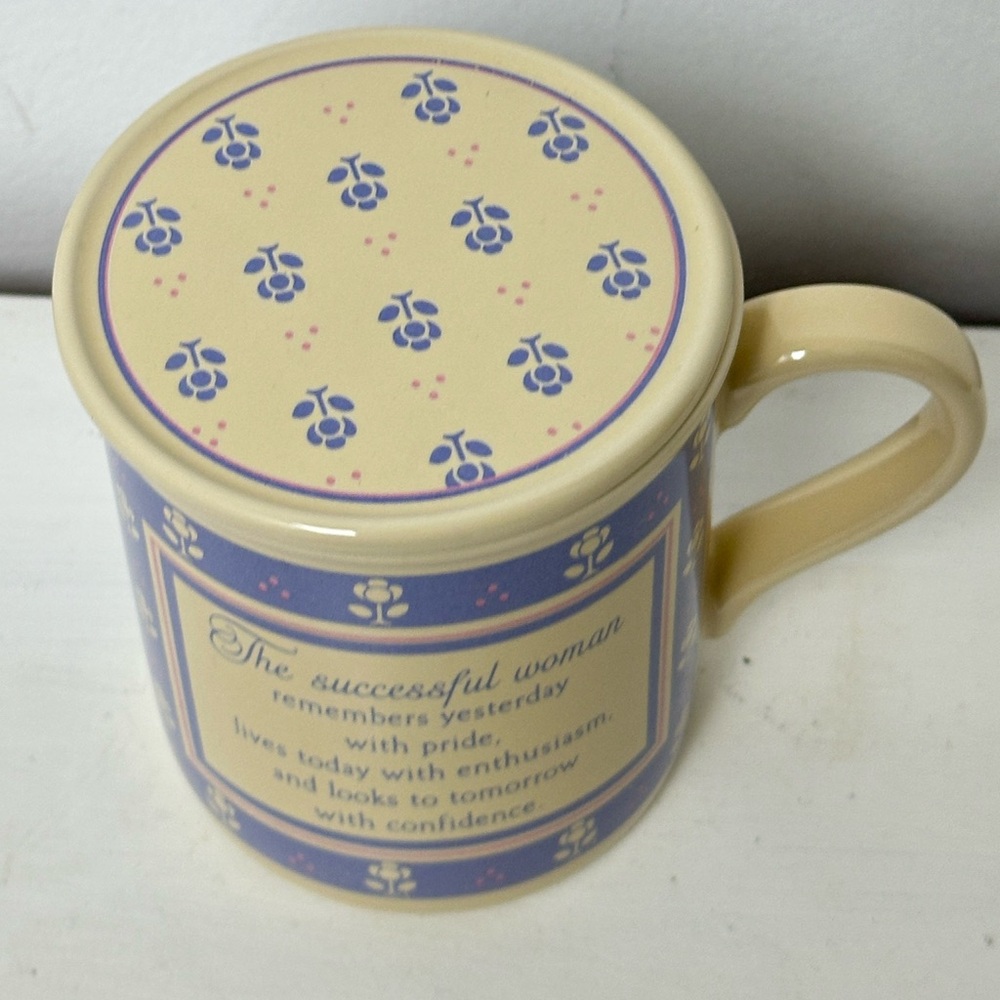 Vintage 1985 Hallmark Mug Mates‎ coffee mug featuring the inspirational quote - Picture 2 of 8
